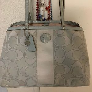 Coach Metallic Signature Bag